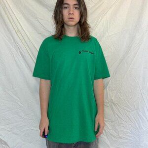 1980s BALBIRNIE UNITED KINGDOM VINTAGE GARDEN NURSERIES GREEN SINGLE STITCH TEE
